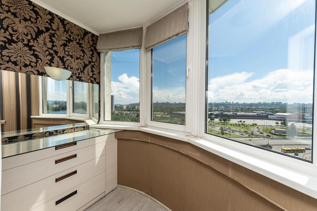 Fashionable Panoramic Apartments Dnieper. Obolon Kiev Eksteriør bilde