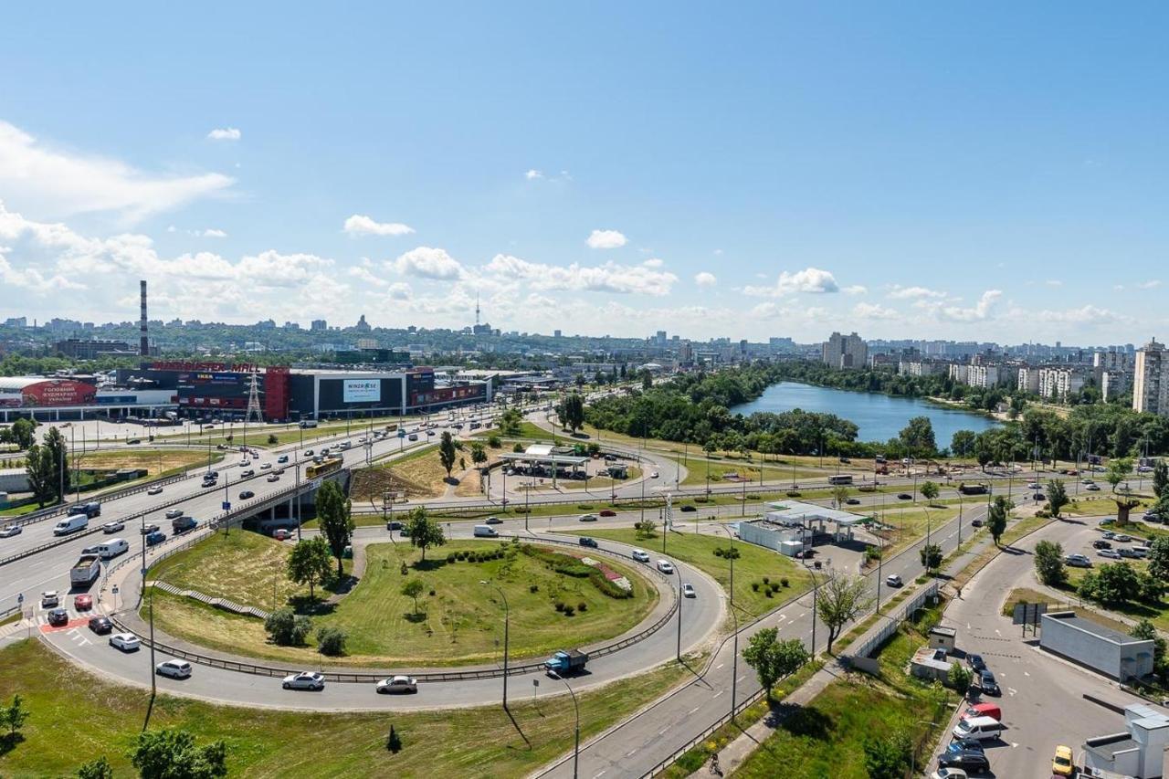Fashionable Panoramic Apartments Dnieper. Obolon Kiev Eksteriør bilde