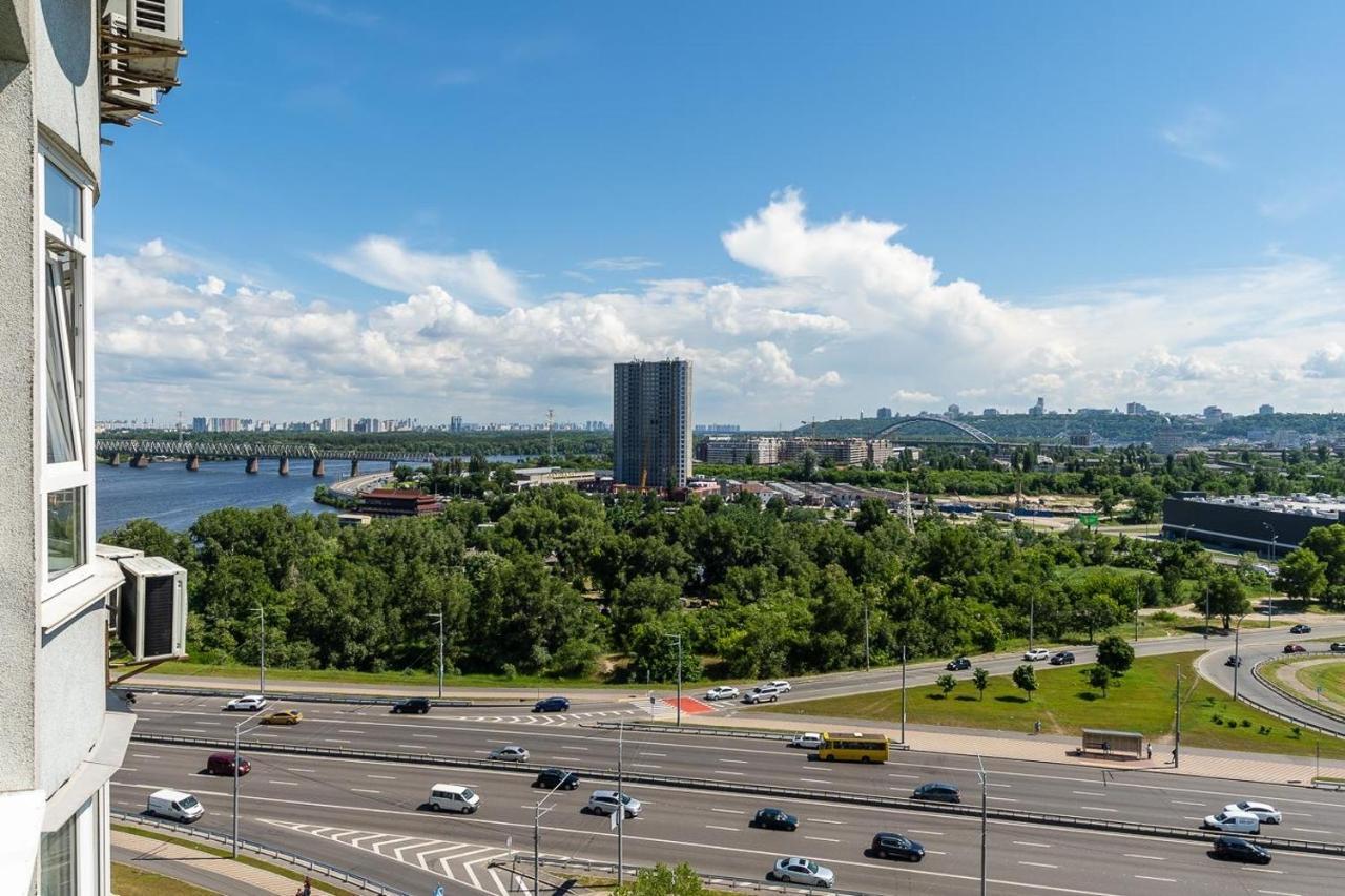Fashionable Panoramic Apartments Dnieper. Obolon Kiev Eksteriør bilde