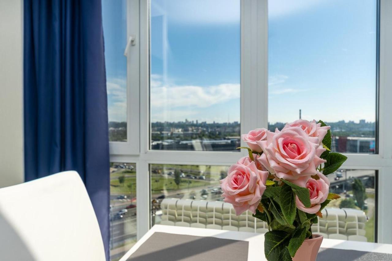 Fashionable Panoramic Apartments Dnieper. Obolon Kiev Eksteriør bilde