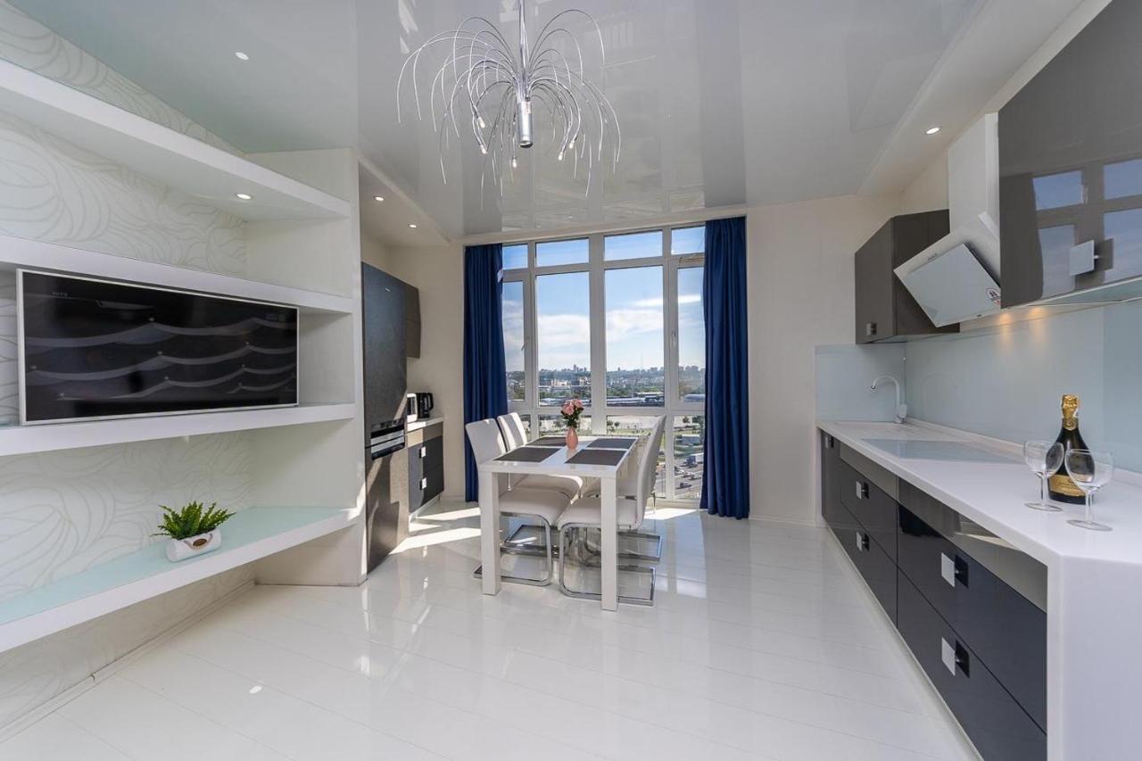 Fashionable Panoramic Apartments Dnieper. Obolon Kiev Eksteriør bilde
